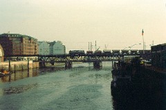 Hamburg, Oberhafenbrücke, 21. October 1977